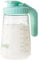 COMI 34oz Breast Milk Pitcher, Breast Milk Storage Containers for Fridge, Resistant to Heat and Cold, Breastfeeding Essentials with Sealing Ring, No Leak Glass Pitcher with Handle and Lid, Green