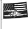 Bandera Pirata Resistente A Rayos Uva, Marlín Pescado Blancos Fisan Americano Reforzada Banderines Pancarta Para Fiesta Interior Flag 90X150Cm