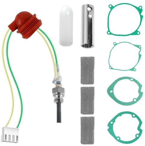 ZMCVOE Glühkerze Diesel Standheizung, 9 Stück Standheizung Glühkerze, 12 V GLÜHKERZE STANDHEIZUNG mit 2 KW 5 KW 8 KW Dichtung für Auto Lkw Boot