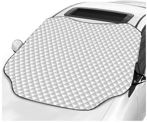 YIBAJIO Frontscheibenabdeckung, für Smart Fortwo W451 2007-2014 Auto Windschutzscheiben Abdeckung Eisschutzfolie Faltbare Auto Zubehör