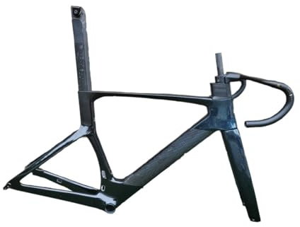 Generisch Addict Carbonrahmen Rennradrahmen Fahrradrahmenset(Handlebar,58cm)