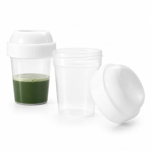 Vienberg 1 x Mini Matcha Shaker 20 ml, for Matcha, Hojicha & Ube Latte, Compact Tea Shaker with Screw Lid, 7.5 cm, Made in Japan