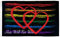 AZ FLAG - Flagge Regenbogen Wird Der Hass Nicht Gewinnen - 150x90 cm - Hate Will Not Win Schwul Fahne 100% Polyester mit Messing-Ösen - 110g