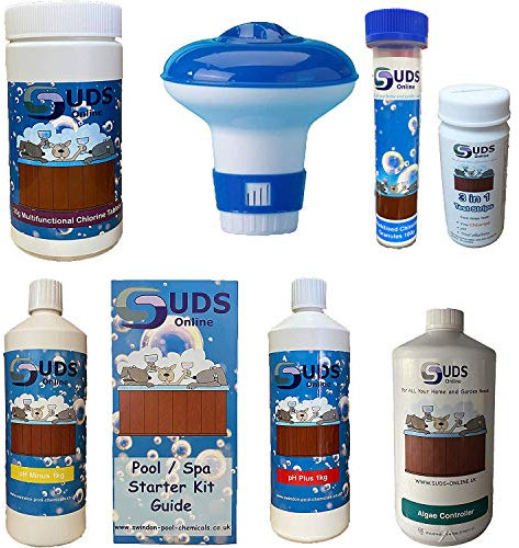 SUDS-ONLINE Large Swimming Pool Starter Kit - Perfect for 8ft /10ft /12ft /18ft /24ft
