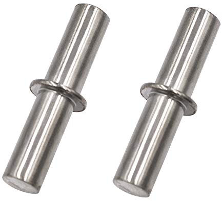 Wolfride Regalhalterung, Vernickelt, für Schrank, Möbel, Regalstifte für Küche und Bücherregal, poliertes Nickel 100Pcs I Pins