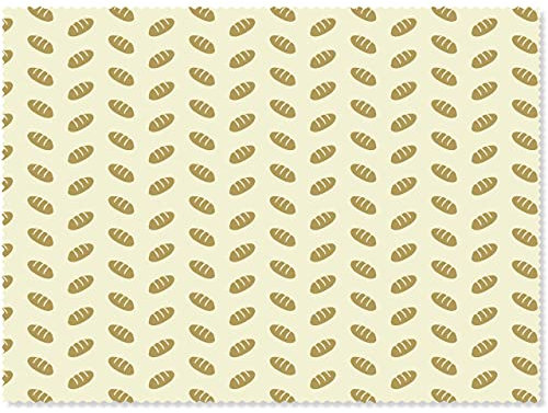 Nuts Innovations Bienenwachstuch XXL Brot Bienenwachstuch I 1 Stück I Wiederverwendbare Wachstücher I Beeswax Wrap I Alternative zur Frischhaltefolie I 35 x 35 cm