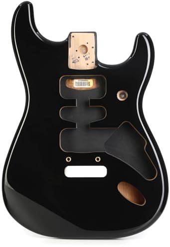 Fender® »DELUXE SERIES STRATOCASTER® ALDER BODY - HSH ROUTING« Corpo della Chitarra - Ontano - Colore: Nero
