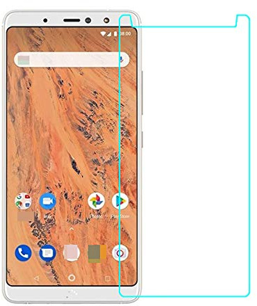 CarWorld Vidrio Templado 9H 25D a Prueba de explosiones, para BQ Aquaris X2, Protector de Pantalla de Vidrio de película Protectora