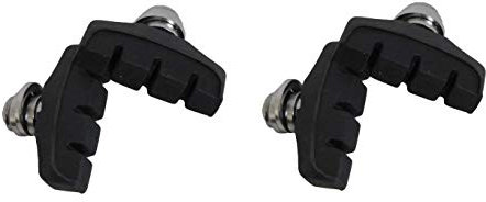 Ammaco BMX Freestyle U-BRAKE Caliper 50mm replacement Allen key type brake blocks Pads (X2 Pairs)