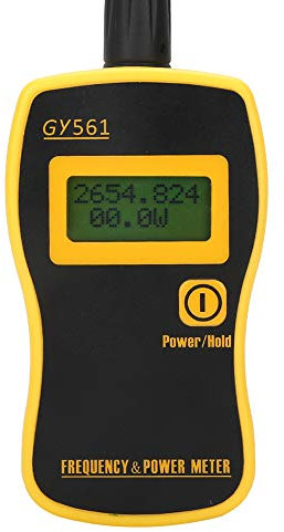 ASHATA GY561 RF Digital Power Meter and Frequency Counter for 2‑Way Radio walkie‑talkies and car radios,with SMA‑F Cable,Built‑in dummy load