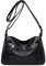 Sac à Bandoulière en cuir pour Femmes Multi - poches Sac à main en cuir Souple pour Femmes Léger, Bandoulière Réglable