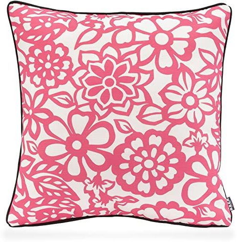 H.O.C.K. Paloma Outdoor Kissen inkl. Füllung und Matratzenkissen (50x50cm, Pink)