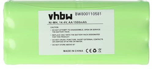 vhbw Akku kompatibel mit Dirt Devil M613 | Staubsauger (1500 mAh, 14,4 V, NiMH)