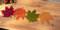 Tischläufer Bunte Blätter aus Filz, Herbstdeko, 37x137 cm, Mitteldecke