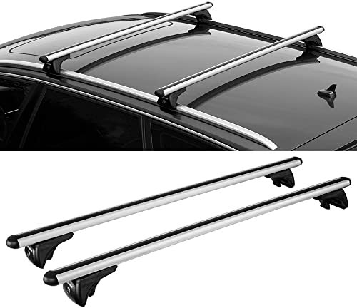 Dachträger Alu oval für Ford Mondeo Kombi, Baujahr 11/2014-02/2022, mit geschlossener Reling