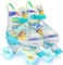 Verstellbare Rollschuhe für Kinder LED Rollerskates mit Leuchtenden Rädern Schuhe mit Rollen für Mädchen, Jungen und Anfänger