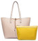 Miss Lulu Damen LT6628-1 BG Tragetasche, Beige-verstärkt