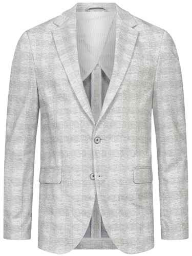 JEFF Herren JFLeo Sakko Jackett Klassische Moderne Anzugjacke mit Stretch | Eleganter Businessblazer mit elastischem Material, Einreiher, Freizeitblazer, Anzugjacke, stilvolle Oberbekleidung für Männer