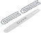 Dunhil 2 Pack 20 inch 063 .325 81dl Chainsaw Chains & 1 Chainsaw Guide Bar Set for Stihl 024 026 026P 028 029 030 031 032 034 036 MS260 MS270 MS271 MS280 MS290