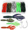 Kornerain 32 Stück Gummifische Für Hecht,Zander Köder 6.3cm/7.5cm,Lieblingsköder Mit Jigkopf,Libra Lures Set Softbait Für Gummiköder Dropshot Angelköder Barsch Forellenköder für Süß (89mm3.3g)