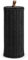Woodluv Round Handwoven Polypropylene Lidded Toilet Roll Holder, Loo Roll Keeper, Storage Organiser, Storage Basket With Lid, Freestanding Unit, For Home, Bathroom - Black, Dia. 18cm x 40 cm (H)
