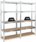 PROREGAL Mega Deal 2X Schwerlastregal Ragnar HxBxT 180x90x40cm mit Fachlast 175kg Verzinkt Garagenregal Kellerregal Werkstattregal Lagerregal Steckregal