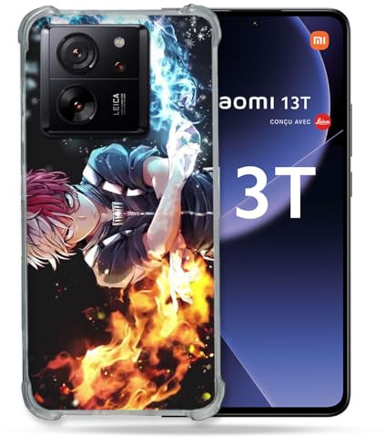 Cokitec Verstärkte Schutzhülle für Xiaomi Redmi 12 5G Manga My Hero Academia Shoto