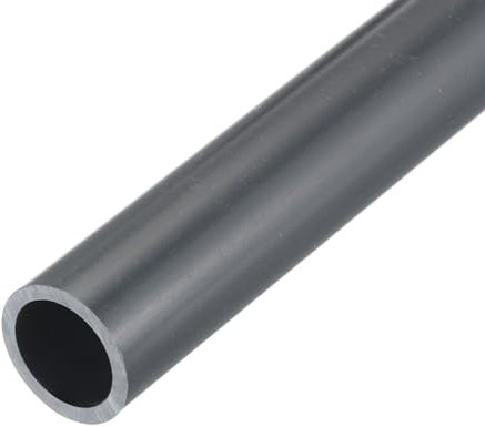 QUARKZMAN Tubo Rigido Rotondo in PVC 16,6mm ID 22mm(7/8) OD 350mm Grigio Scuro ad Alta Resistenza per Tubi d'Acqua Artigianato Guaina per Cavi