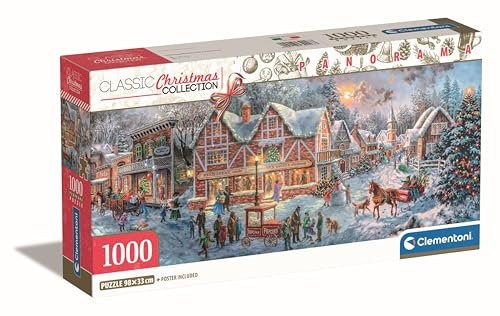 Clementoni Getting Ready For Christmas Puzzle - Puzzle 1000 Teile Erwachsene - Puzzle Erwachsene in 70 x 50 cm - Puzzle Weihnachten von Clementoni 39927
