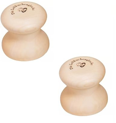 Lebkuchenglocke | Das Original | Lebkuchenformer DUO PACK | 5 + 7 cm | idealer Helfer zum backen von perfekten Lebkuchen, Makronen und Plätzchen