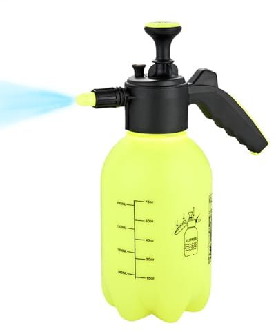 Pflanzenbewässerung Pumpsprüher, 2L Pumpsprüher Flasche, Einstellbare Düsensprüher, Auto Detailing Sprayer, Garten Drucksprüher für Topfpflanzen, Drucksprüher für Pflanzen
