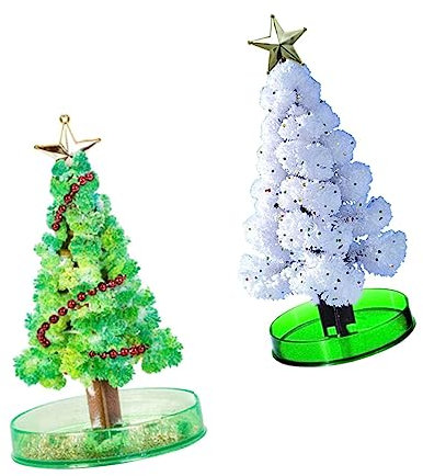 ABOOFAN 2St magischer Weihnachtsbaum interaktives oh Tannenbaum Weihnachten Dekoration spielzeuge Kid Toys für Lernspielzeug zum Selbermachen Acryl