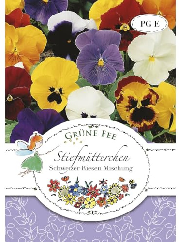 Grüne Fee - Stiefmütterchen Schweizer Riesen Mischung Samen - 13645