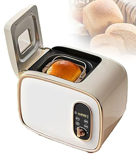 Smart Bread Maker, with Automatic Dough Kneading & Fermentation 1with Ceramic Pan,15h Timer&1h Keep Warm,600g Dough Maker with Intelligent Temperature Control Sourdough
