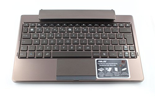ASUS EP TastaturDock für EeePad TF101 mit deutschem Tastaturaufkleber, braun