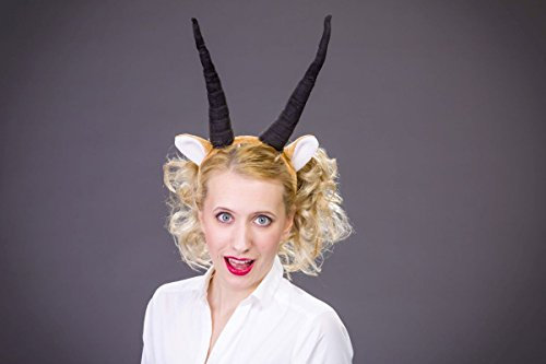 Festartikel Müller Haarreif Antilope mit Hörnern und Ohren Karneval Fasching