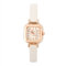 Damen-Quarzuhren, modische Damen-Armbanduhr, analog, Polyurethan-Armband (#01)