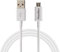 PHONILLICO Cable compatible avec Samsung Galaxy A10 / A7 2018 / A6 2018 / A6 PLUS 2018 / A7 2015 / A5 2015 / A5 2016 / A3 2015 / A3 2016 - USB 2.0 Blanc 1 Metre