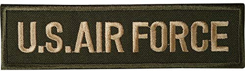 ELLU United States Air Force Patch Eisen annähen gestickten Abzeichen US Military Applique
