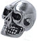 Kiss of Leather zierliche Bartperle Haarperle Totenkopf aus Edelstahl 4mm Innendurchmesser