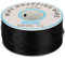 Akozon 1 rotolo di cavo elettrico per impieghi gravosi 200 m Cavo singolo filo di rame 30AWG Diametro del nucleo 0,25 mm(Nero)