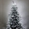 Luccika Mantello a rete di Luci con 240 Led Bianco Ghiaccio per Albero di Natale da 180 a 230 cm di altezza con memoria e 8 giochi di luce per Interno ed Esterno