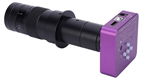 Industriemikroskop, 51MP HDMI AC100-240V Industriekamera Elektronisches Digitalmikroskop zum Schweißen von Telefonplatinen(EU Plug)