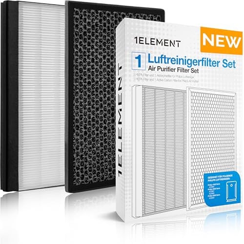 2 Filters for Philips Air Purifier Replaces FY0194/30 Compatible with AC0820 & AC0819 (FY2422/30 & FY2420/30)
