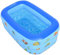 Aufblasbarer Familienpool, aufblasbarer Lounge-Pool für Babys, Kleinkinder, Kinder, Erwachsene, Babys, Outdoor, Garten, Garten, Sommerwasserparty (123 * 75 * 46 cm)-180 * 140 * 60