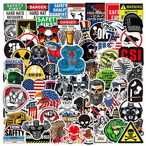 Schutzhelm Aufkleber 100 Stück Laptop Aufkleber Bombe Vinyl Aufkleber Pack für Helm Gepäck Computer Skateboard Auto Motorrad Aufkleber für Jugendliche Erwachsene