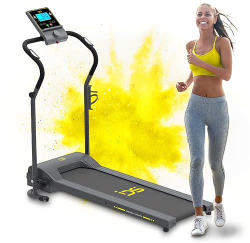 IDS G11 EVO Tapis Roulant Elettrico Pieghevole, Brand ITALIANO, 10 km/h, Display ROTATIVO LCD Multifunzione, Salvaspazio, 16 Programmi, Facile da Usare e Spostare, Ruote, Garanzia e Assistenza ITALIA