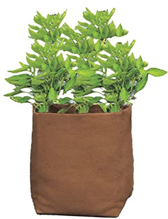 Haxnicks Hemp020101 Pot de Fleurs en Chanvre Marron 20 l