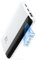 SLuB Batterie Externe 12000mAh, Ultra-Mince Power Bank, 3A USB C Charge Rapide, Affichage Numérique LED, Chargeur Portable pour iPhone, Samsung, Huawei, Tablet, Etc (Blanc)