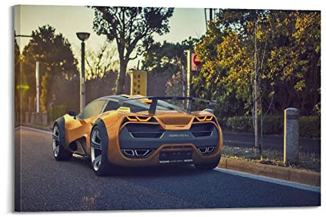 YIBIN Auto-Poster für Lada Raven Poster, dekoratives Gemälde, Leinwand, Wandposter und Kunstbild, modernes Familien-Schlafzimmer, Dekoration, Poster, 30 x 45 cm